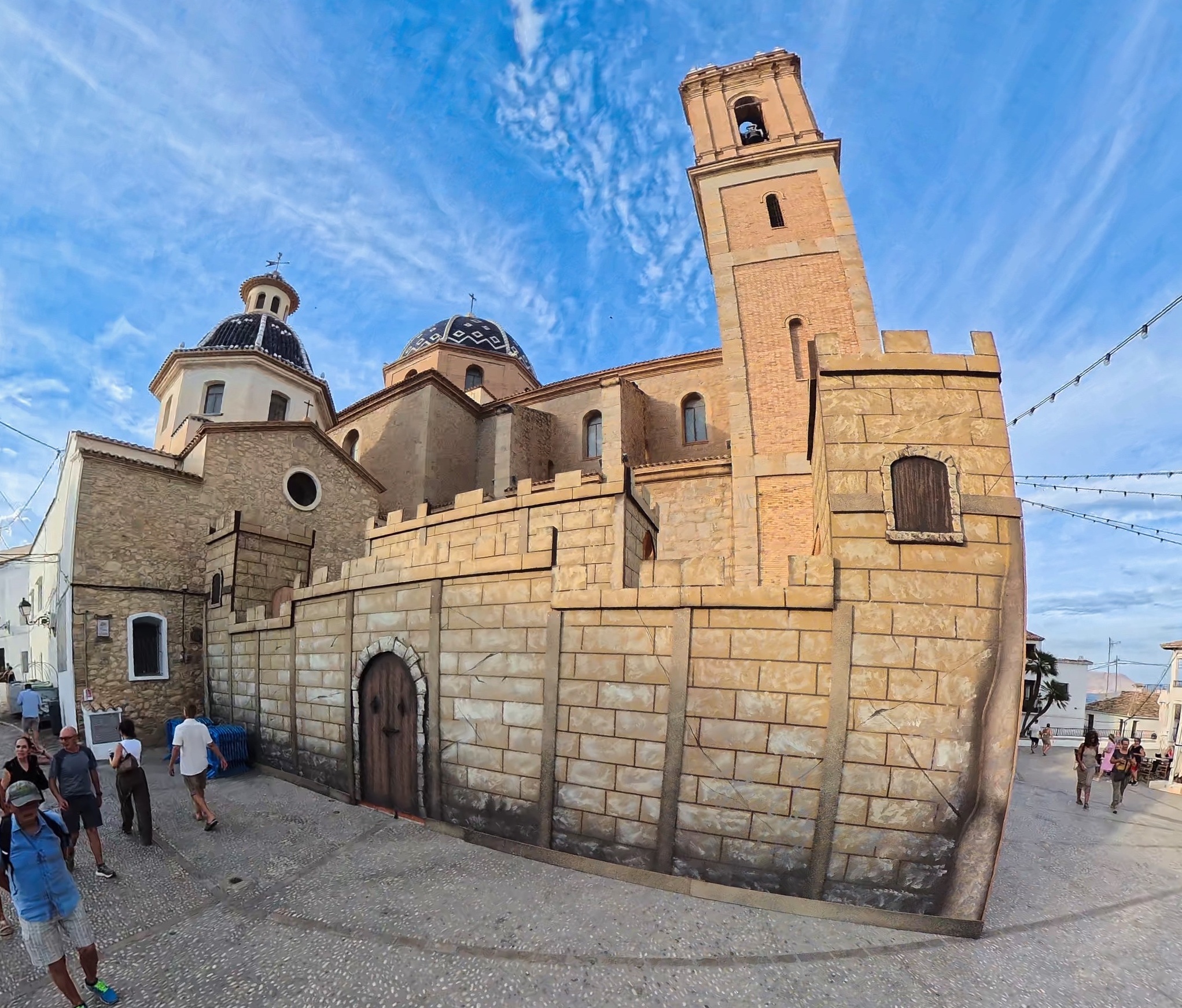 Casco antiguo de Altea durante una visita guiada